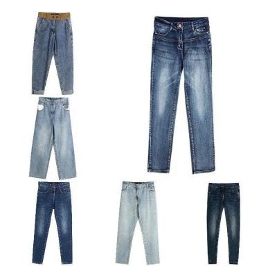 China Factory Wholesale Low Price Autumn New Lady's Breathable Jeans Women's Denim Pants High Quality for sale