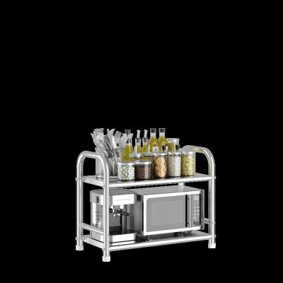 China Durable Custom Double-Layer Large Capacity Kitchen Storage Shelf Sustainable for sale