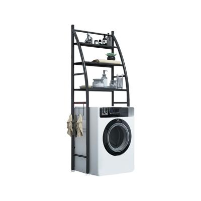 China Wholesale Customized Standing Type Bathroom Organizer Shelves Over The Rack Washing Machine for sale