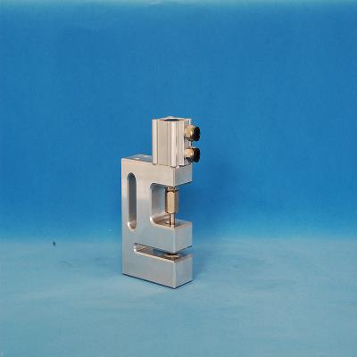 China Pneumatic Type Easy Tear V Notch Cutter Puncher For Plastic Bag 2x4mm Ordinary for sale