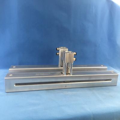 China Aluminum Customize Bridge Type Pneumatic Butterfly Hole Puncher For Plastic Film for sale