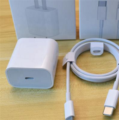 China Original Mobile Phone Charger For Iphone Fast Charging Type-C PD 18W 20W Cable Charger For Iphone Plug Cable Box for sale