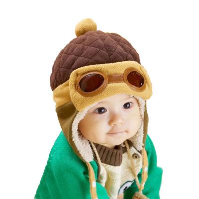 China JOINT children in the pilot 2019 plus thick velvet outdoor ear warm hat for sale