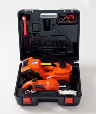 China Portable Car Jack 3 Ton 5 in 1 Electric Car Jack and Impact Wrench for Changing Links for sale