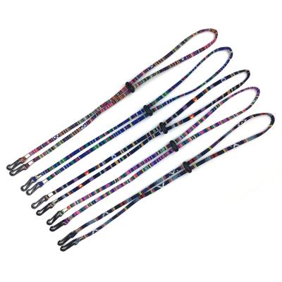 China New Polyester Face Hang Rope Glasses Lanyard Eyewear Retainer Braided Woven Masking Strap For Facemask Chain for sale