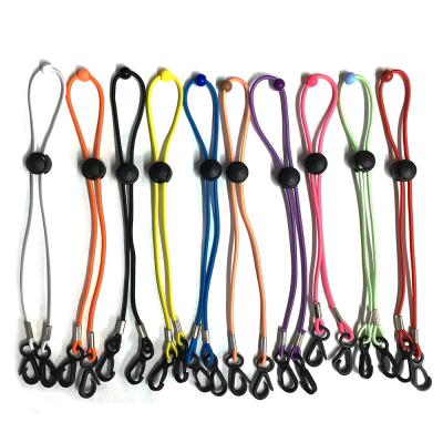 China Factory Direct Polyester Kids Polyester Adjustable Face Masking Lanyard Colorful Lanyard For Masking for sale