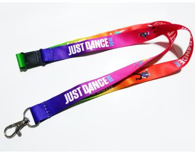 China Fashiontable Custom High Quality Sublimation Printing Lanyard With Breakaway for sale