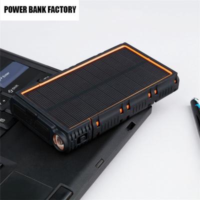 China Fast Waterproof Power Bank Support Charging Solar Phone Chargers for sale