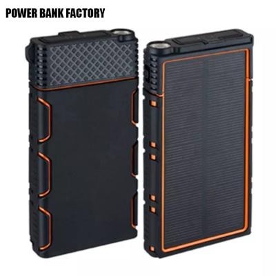 China Fast charge support 25000 mah power banks solar powerbank charger for sale