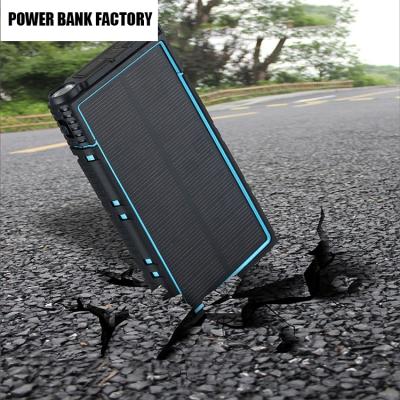 China Support 30000mah fast power stick power bank mobile solar charger for sale