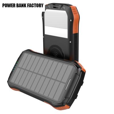 China 3.0 Mah Qc Fast Solar Power Bank 12000 Fast Charging Support Usb PD Dual Charging Camping for sale