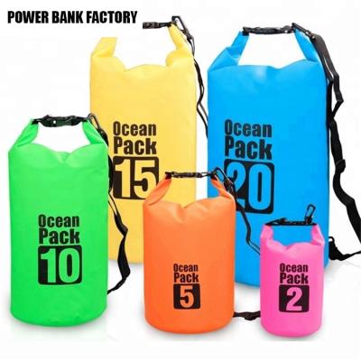 China Free Shipping Ocean Pack Tarpaulin Waterproof Bag Promoting Floating Ocean Pack 10L 20L Waterproof Duffel Bag for sale