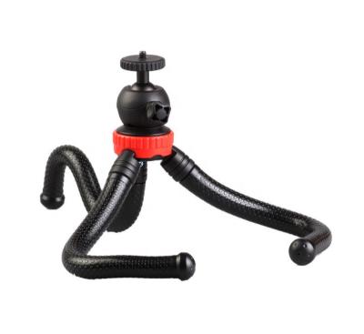 China Portable Flexible Flexible Octopus Tripod Stand Durable With High Legs Swivel Detachable Ball Elastic Twisted Main Mount For Go Pro Mobile Phone for sale