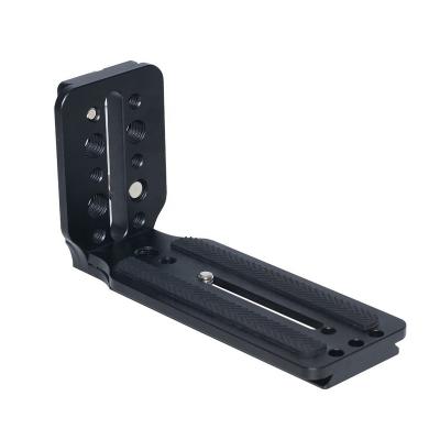 China Universal Aluminum Camera L Quick Release L Plate Bracket Mount for Vertical Shooting for Canon Nikon DSLR Camera Camcorder Stabilizer for sale