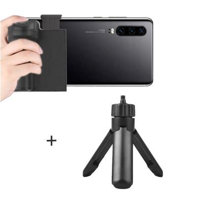 China Easy Carry Capgrip Smartphone Camera Hand Grip with Detachable Wireless Remote Control and Tabletop Tripod for Mobile Phone iPhone Sumsung for sale