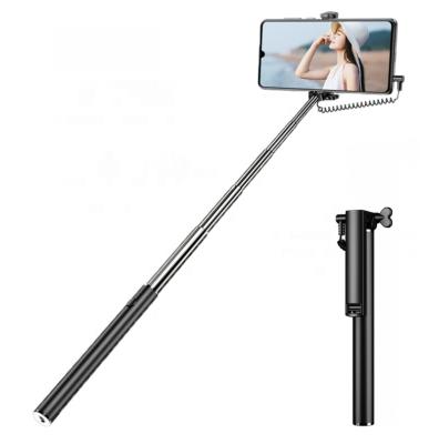 China Selfie Mini Tripod Monopod Battery Tooth Lightweight Cable Extendable Handheld Fold Portable Blue Flexible Stick 360 Free Rotation for sale