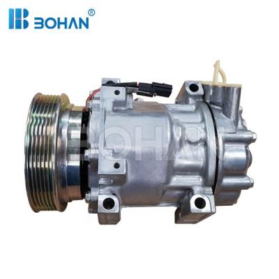 China 6V12 AC Compressor For Nissan Micra Note Qashqai 2003-2010 / For Renault Clio 92600AZ74A 92600ZW70J BH-RN006 10.8 x 7.28 x 8.07 for sale