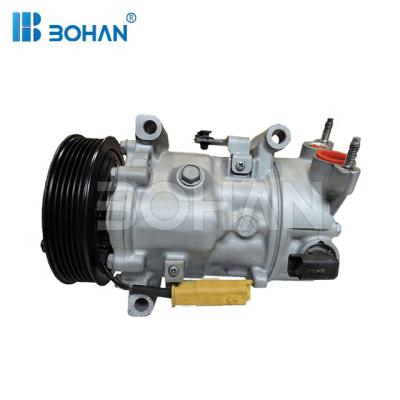 China Sanden 6C12 car air conditioner compressor FOR Peugeot 207 307 408 FOR Citroen C2 C4 9659875780 6453QK BH-PC053 19*22*28cm for sale