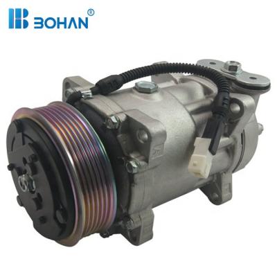 China For PEUGEOT 206 1.4L sanden ac compressor 6V12 for PEUGEOT 206 9611111780 9628239480 6453EH BH-PC051 for sale