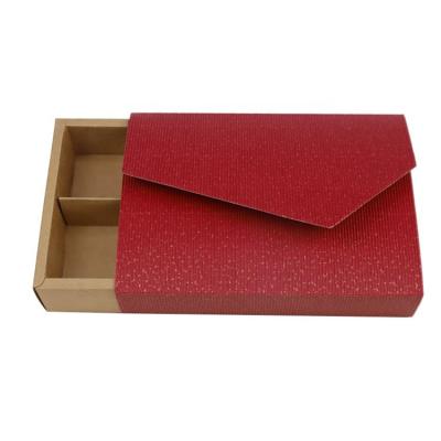 China Recycled Materials Customized Creative Chocolate Paper Packaging Gift Box With Divider Rectangle Luxury Candy Cardboard for sale