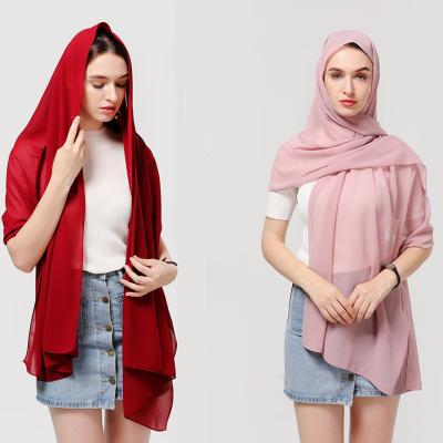 China 180*90CM Wholesale 180*90Cm Islam Chiffon Hijab Scarf For Woman for sale