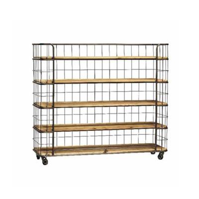 China Custom High Quality Metal Display Rack Grid Panel Metal Wire Display Rack Manufacturer Display Stand for sale