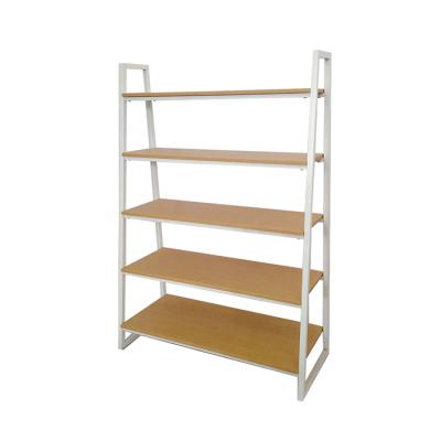 China Custom High Quality Multi Tiers Metal Display Racks Shelf Manufacturer Wooden Display Rack for sale