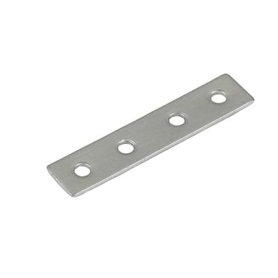 China OEM ODM Custom Decorative Furniture Hardware Flat Fixing Repair Plates Metal Steel Aluminum Brackets Decorative Flat Metal for sale