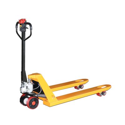 China Building material shops semi electric forklift diniu semi electric pallet truck for sale