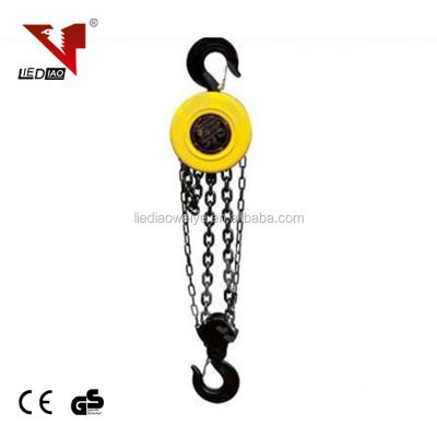 China Construction Crane Chain Block Lifting Hardware Hoist Chain Pulley Block Manual Lifting Crane for sale