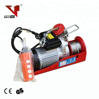 China Chinese Goods Manufacturer Hoist Mini Electric Wire Rope Lifting Hoist With Remote Control for sale