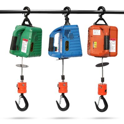 China Construction site lifter 200kgs 300kgs 500kgs portable electric hoist for small electric pulley hoist for sale