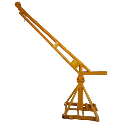 China Other Construction Roof Lifting Machine Mini Outdoor Small Hoist Crane One Ton Capacity for sale