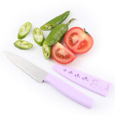 China Modern Chinese factory direct stainless steel fruit making knife with small flower pattern for sale