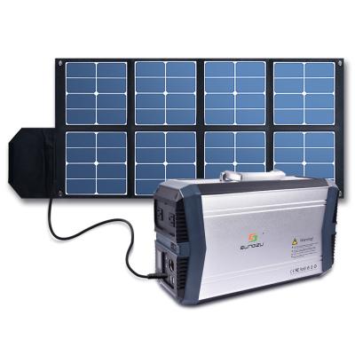 China Brand New Solar Panel Charging Power Bank 145600mAh Solar Portable Power Station For Outdoor Camping Generator for sale