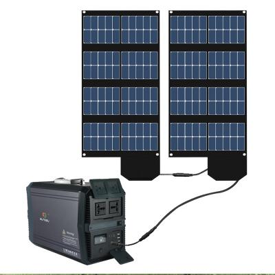 China 1500W Portable Bank Station Solar Panel Charging Power Solar Generator for Car Camping Outdoor Power Station for sale