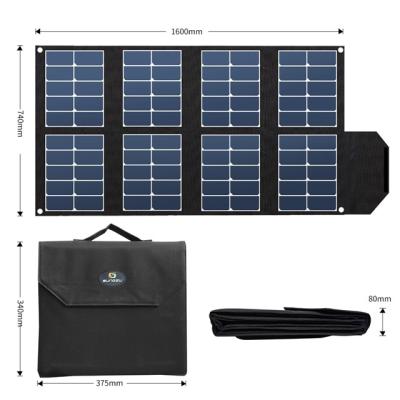 China Workstation Folding Solar Panel 130Watt Solar Model SD130-2 For SKA1500 SUNGZU Generator Set for sale