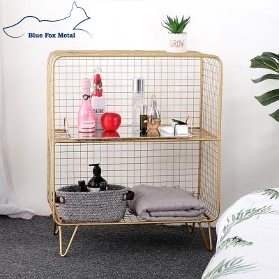 China Sustainable Household Wire Mesh Storage Cabinet for sale