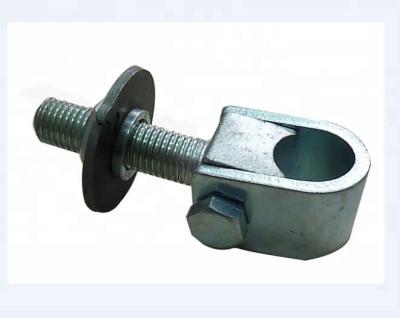 China Swing Gate Galvanized Adjustable Gate Hinges With Round Piece For Heavy Duty Swing Gate for sale