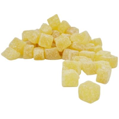 China Dried dried fruits dehydrated crystallized ginger cubes dried candied ginger 12-20 mm icing sugar for sale