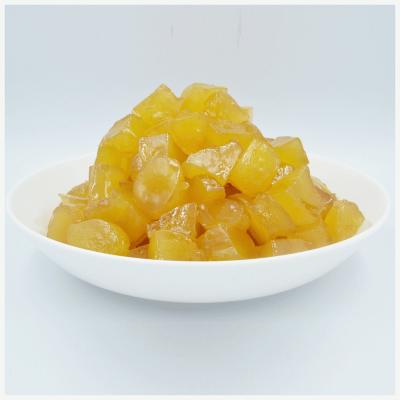 China Preserved Dried Ginger Fruit Dehydrated Crystallized Ginger Cubes Dried Glazed Ginger 12-20 mm Icing Sugar for sale