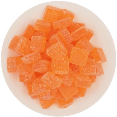 China Jelly Candy Wholesale Orange Gummy Natural Candy Fruit Soft Candy For Party for sale