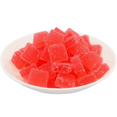 China Natural Jelly Candy Wholesale Strawberry Red Candy Gummy Fruit Soft Candy For Party for sale