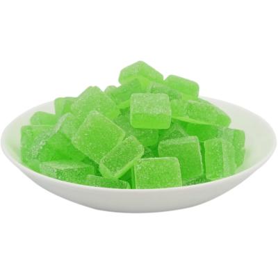 China Jelly Candy Wholesale Green Grapes Natural Gummy Candy Fruit Soft Candy For Party for sale