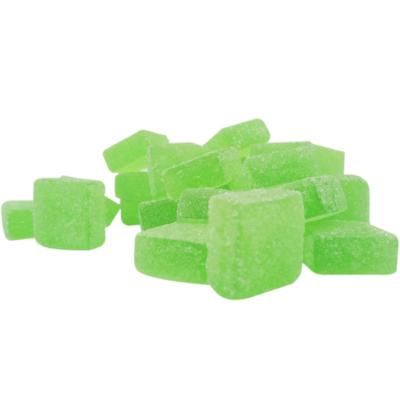 China Natural Juicy Soft Green Grape Soft Candy Candy Freeze Cubes Fruit Chewy Candy for sale