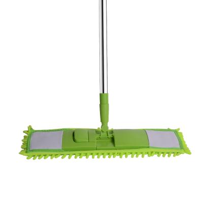 China Viable Chinese For Telescope Fold Telescopic Poles Microfiber Microfiber Wipes Chinille Cleaning Mop for sale