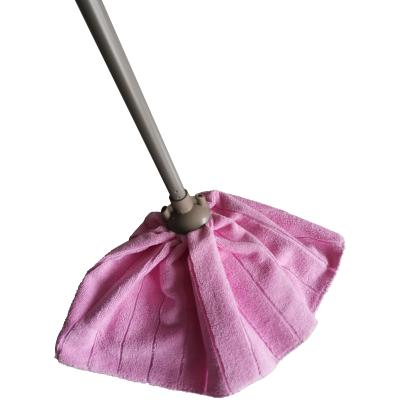 China Viable 120g Microfiber Cloth Mop Strip Terry Cloth Floor Wet Mop Head for sale