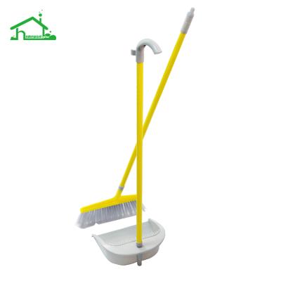 China Economical and Practical Easy Clean Common Hard Magic Floor Polish Floor House Floor Push Hand Push Iron Plastic Brooms Best Quality for sale