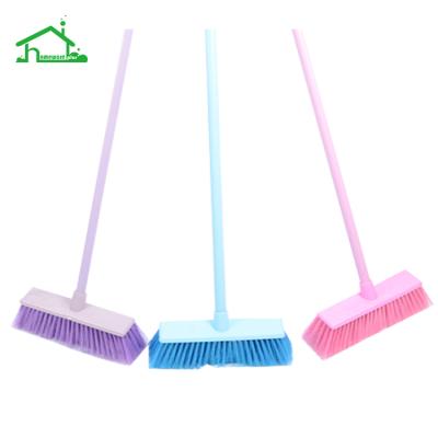 China Eco-friendly Wholesale Good Quality Stick Broom Supplier Product Kitchen Ware Household Magic Plastic Broom Manufacturer Eco-Friendly for sale