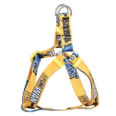 China For Cheap Promotion Flat Polyester Customize Single Lanyards Pet Collar Dog Leashing Rope Chest Vest Strap Set for sale